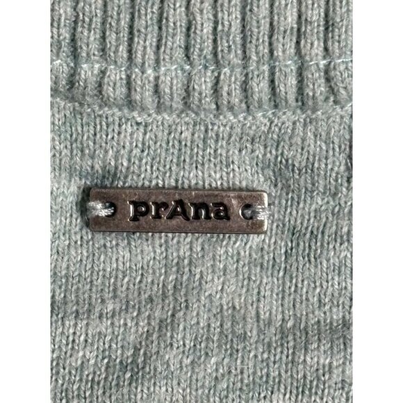 Prana Merino Wool Cotton Women's S Color Block Crewneck Sweater Long Sleeve - Picture 6 of 9